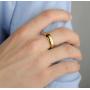 Kingary 6mm 8mm The Magic Ring Gold Plated Tungsten Carbide Ring Band for Men Women Comfort Fit Size 4 to 16
