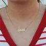 HUTINICE Birth Year Necklace, Old English Number Silver Pendant Necklace for Women and Girl Birthday Gift 18 inch Gold Chain Stainless Steel Friendship Jewelry