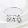 AKTAP Dispatcher Gift 911 EMT Dispatcher Charm Bracelet Thank You Gift Always Remember Its Your Voice in The Darkness That Gives Hope to Those Who Really Need It