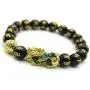 Feng Shui Prosperity 10mm Hand Carved Mantra Bead Bracelet with Color Changed Pi Xiu/Pi Yao Attract Wealth and Good Luck Feng Shui Prosperity 10mm Hand Carved Mantra Bead Bracelet with Color Changed Pi Xiu/Pi Yao Attract Wealth and Good Luck