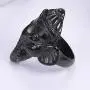U7 Mens Stainless Steel Ring Band Vintage Gothic Biker Tiger Head Rings, Size 7-14, Custom Text Engrave on Band, with Gift Box U7 Mens Stainless Steel Ring Band Vintage Gothic Biker Tiger Head Rings, Size 7-14, Custom Text Engrave on Band, with Gift Box