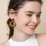 KaFu Woven Rattan Earrings Handmade Wicker Earrings Straw Knit Hoop Lightweight Bohemian Dangle Hoop Earrings Drop Dangle Geometric Statement Earrings for Women Girls (brown) KaFu Woven Rattan Earrings Handmade Wicker Earrings Straw Knit Hoop Lightweight Bohemian Dangle Hoop Earrings Drop Dangle Geometric Statement Earrings for Women Girls (brown)