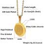 HIXIN A-Z Initial Letters Pendant Necklace Yellow 18K Gold Plated Dainty Capital Letter Alphabet Name Necklace Personalized Charms Choker Chain Necklace Jewelry Gift