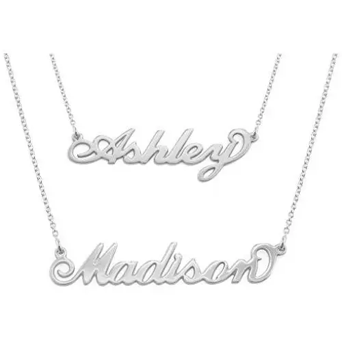 MyNameNecklace Personalized Name Necklace-My Name Custom Pendant Nameplate Precious Metals Sterling Silver 925 & Gold Plating - Christmas Jewelry Gift MyNameNecklace Personalized Name Necklace-My Name Custom Pendant Nameplate Precious Metals Sterling Silver 925 & Gold Plating - Christmas Jewelry Gift