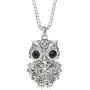 NEOGLORY Jewelry Full of Rhinestone Owl Long Chain Pendant Necklace 2 Colors with Jewelry Box NEOGLORY Jewelry Full of Rhinestone Owl Long Chain Pendant Necklace 2 Colors with Jewelry Box
