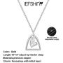 IEFSHINY Horse Gifts for Girls Women, Lucky Horseshoe Necklace 14k Gold Silver Plated Love Heart Necklaces Horse Jewelry Personalized Horse Gifts for Horse Lovers