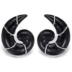 hanreshe Ladybug and Cat Noir Anime Goat Stud Earrings Women Girls Kids Jewelry Cartoon Black Earrings Animal Pet Gift Accessories
