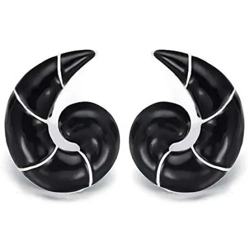 hanreshe Ladybug and Cat Noir Anime Goat Stud Earrings Women Girls Kids Jewelry Cartoon Black Earrings Animal Pet Gift Accessories