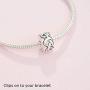 Pandora Jewelry Knotted Hearts Clip Sterling Silver Charm