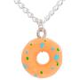 MJartoria Best Friend Necklaces Colorful Doughnut Best Friends Forever Friendship BFF Necklaces Set of 4 Gifts for Girls