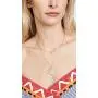 gorjana Womens Mosaic Coin Pendant Adjustable Necklace, 18K Gold Plated Medallion, 19 inch Chain gorjana Womens Mosaic Coin Pendant Adjustable Necklace, 18K Gold Plated Medallion, 19 inch Chain