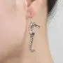 BELUCKIN Nautical Alloy Seahorse Dangle Earrings Women Animal Jewelry BELUCKIN Nautical Alloy Seahorse Dangle Earrings Women Animal Jewelry