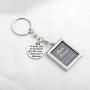 Gzrlyf Memorial Photo Frame Keychain I Will Hold You in My Heart until I can Hold You in Heaven Keychain