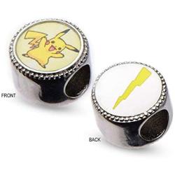 INOX Pokemon Pikachu Lighting Bold Bead Stainless Steel Charm