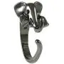 Ellenviva Elephant Adjustable Animal Wrap Ring Shiny Graphite Tone