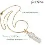 JADENOVA Full Wire Wrapped Energy Healing Crystal Gemstone Pendant Necklace 18'' Stainless Steel Chain JADENOVA Full Wire Wrapped Energy Healing Crystal Gemstone Pendant Necklace 18'' Stainless Steel Chain