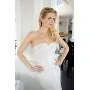 Mariell Vintage Cubic Zirconia and Rose Gold Bridal Earrings with Genuine Freshwater Pearl Drops