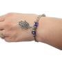 Nazareth Store Blue Beads Evil Eye Bracelet Hamsa Hand of Fatima for Men Women Stretch Bracelets Lucky Charm
