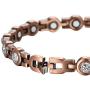 WELMAG® Copper Magnetic Bracelet for Women, Beauty Therapy Copper Magnetic Bracelets Pain Relief Bracelets Magnetic Clasp Women Free Link Removal Tool