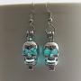 Skull Earrings Luminous Earring for Women Eardrop Ear Wear Glow in the Dark Lightweight Halloween Jewelry
