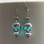 Skull Earrings Luminous Earring for Women Eardrop Ear Wear Glow in the Dark Lightweight Halloween Jewelry
