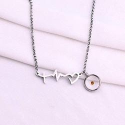 Mustard Seed Faith Hope Love Cross Lifeline Heart Necklace Bracelet Jesus Religious Jewelry Gifts for Women