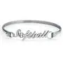 Stainless Steel Softball Bracelet | Softball Jewelry by ChalkTalk Sports Stainless Steel Softball Bracelet | Softball Jewelry by ChalkTalk Sports