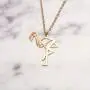 La Menagerie Flamingo Gold Origami Jewelry & Gold Geometric Necklace – 18 Karat Plated Gold Necklace & Flamingo Necklaces for Women – Flamingo Necklace for Girls & Origami Necklace La Menagerie Flamingo Gold Origami Jewelry & Gold Geometric Necklace – 18 Karat Plated Gold Necklace & Flamingo Necklaces for Women – Flamingo Necklace for Girls & Origami Necklace