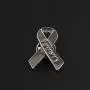 CENWA Parkinsons Awareness Grey Ribbon Enamel Pin Parkinsons Awareness Gift Gray Awareness Parkinsons Survivor Jewelry