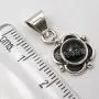 SilverStarJewel 925 Sterling Silver Black Onyx Pendant 0.9'' New Wedding Jewelry SilverStarJewel 925 Sterling Silver Black Onyx Pendant 0.9'' New Wedding Jewelry