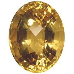 Tejvij And Sons Certified Yellow Topaz Gemstone