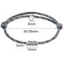 SWIMFUN Custom Magnetic Couple Bracelet, Matching Couples Bracelets Set for Him and Her, Personalized Bracelets for Couples, Customized couples Gift for Anniversary