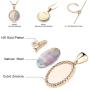 Moiom Teen Girls Jewelry,14k Gold Plated Round Disc Double Side Adjustable Bling Alphabet Pendant Necklace,Pave Cubic Zirconia Disc A to Z Alphabet,Meaningful Cute Necklace for Teen Girls