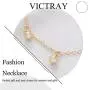 Victray Boho Moon Necklaces Beach Pendant Choker Necklace Chain Fashion Jewelry for Women and Girls Victray Boho Moon Necklaces Beach Pendant Choker Necklace Chain Fashion Jewelry for Women and Girls