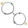 Personalized Magnetic Attract Couples Bracelets, Custom Rope Braided Mutual Magnetic Bracelets for Him and Her 2 PCS