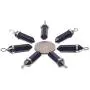 Justinstones Gemstone Hexagonal Pointed Reiki Chakra Pendant Genuine Leather Necklace 18'' Justinstones Gemstone Hexagonal Pointed Reiki Chakra Pendant Genuine Leather Necklace 18''