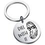 CENWA Dill Pickle Jewelry Dill with It Keychain Vegetable Jewelry Pickle Lover Gift Pun Novelty Humor Gift Parody Sarcastic Gift for Friend
