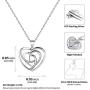 ChicSilver 925 Sterling Silver Good Luck Irish Celtic Knot Necklaces Vintage Triangle/Cross/Round Pendant Necklaces Gift for Women (with Gift Box)