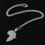Aiyo Fashion Hip Hop Jewelry 29.5'' Long Chain Platinum 18K Gold Plated African Map Pendant Necklace for Men/Women Aiyo Fashion Hip Hop Jewelry 29.5'' Long Chain Platinum 18K Gold Plated African Map Pendant Necklace for Men/Women