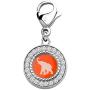 POTIY DST Gift DST Sorority Clip-on Charm Jewelry Crystal DST Sisters Gift