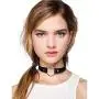 Vintage Gothic Collar Punk Goth Emo Heart Leather Choker Necklace for Girls Women Vintage Gothic Collar Punk Goth Emo Heart Leather Choker Necklace for Girls Women