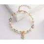 Freshwater Pearl Bracelets Multicolor Cultured Pearl 14K Gold Filled Bracelet with Adjustable Chain Jewelry Gift for Women Wife Girls Mother Freshwater Pearl Bracelets Multicolor Cultured Pearl 14K Gold Filled Bracelet with Adjustable Chain Jewelry Gift for Women Wife Girls Mother