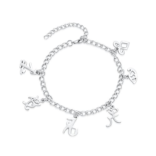 The Mortal Instruments City of Bones Inspired Angelic Power Rune Symbols Bracelet by XOCON