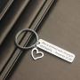 TOGON Christian Keychain She is Clothed with Strength and Dignity Proverbs 31:25 Religious Keychain Faith Jewelry Inspirational Gift for Her
