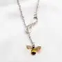 FUSTMW Crystal Bumblebee Pendant Necklace Infinity Love Charm Flying Honeybee Insect Jewelry Gifts (fts 3-8inch Wrist bee Bracelet) FUSTMW Crystal Bumblebee Pendant Necklace Infinity Love Charm Flying Honeybee Insect Jewelry Gifts (fts 3-8inch Wrist bee Bracelet)