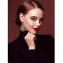 20 Pieces Petal Leather Earrings Leopard Print Earrings Teardrop Dangle Earrings