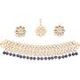 Touchstone Indian Bollywood Handcrafted Traditional Royal Mughal Kundan Polki Meenakari Enamel Colorful Wedding Designer Jewelry Necklace Choker Set in Gold and Silver Tone for Women.
