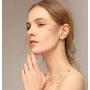 Besteel 5-10 Pairs Stainless Steel Small Hoop Earrings Clasp Gold Tone Silver Tone Hoop Rounded Earrings Set for Women Men Nickel Free