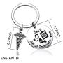 ENSIANTH Clinical Instructor Gift Best Clinical Instructor Ever Keychain Clinical Nursing Instructor Gift Nurse Graduation Gift