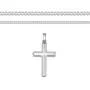 XP Jewelry Mens Sterling Silver Cross Pendant Curb Link Chain Necklace Italian Made - Choose Width and Length XP Jewelry Mens Sterling Silver Cross Pendant Curb Link Chain Necklace Italian Made - Choose Width and Length